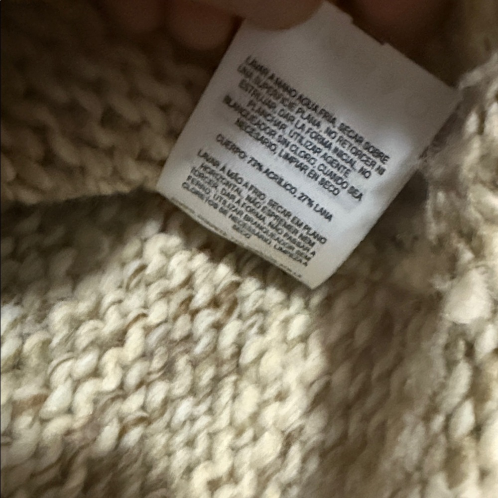 Columbia Wool Blend Mock Neck Sweater Women’s Medium - Picture 5 of 10